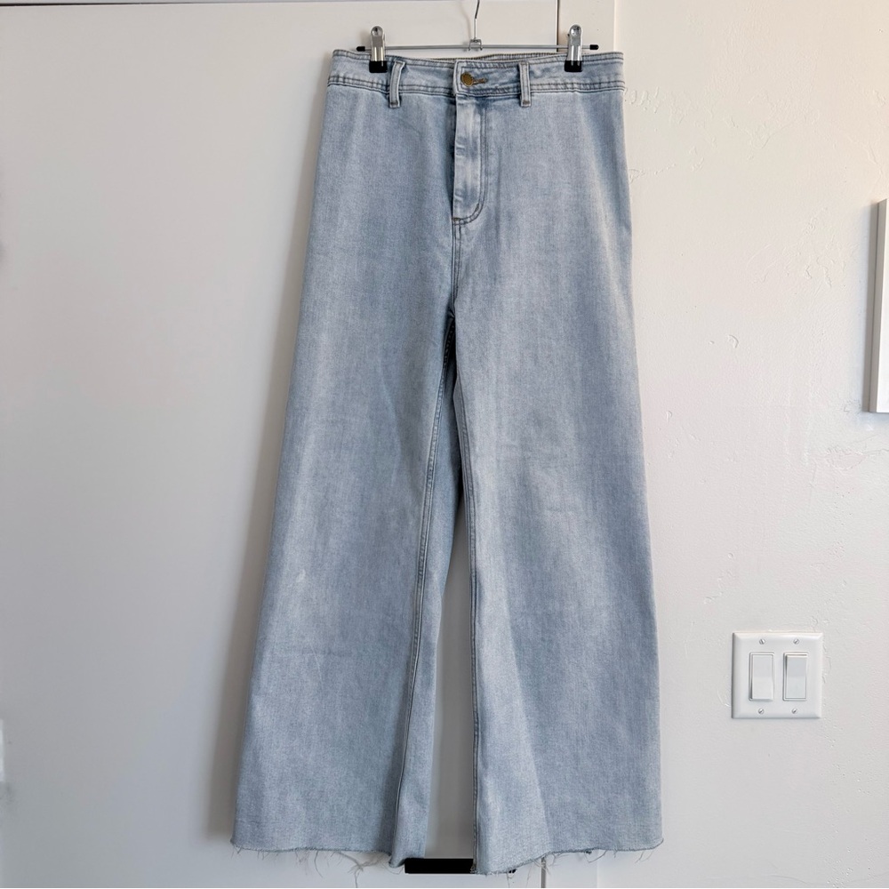 Rip curl high-waist Light Blue Wide-Leg Women Jeans Size 29